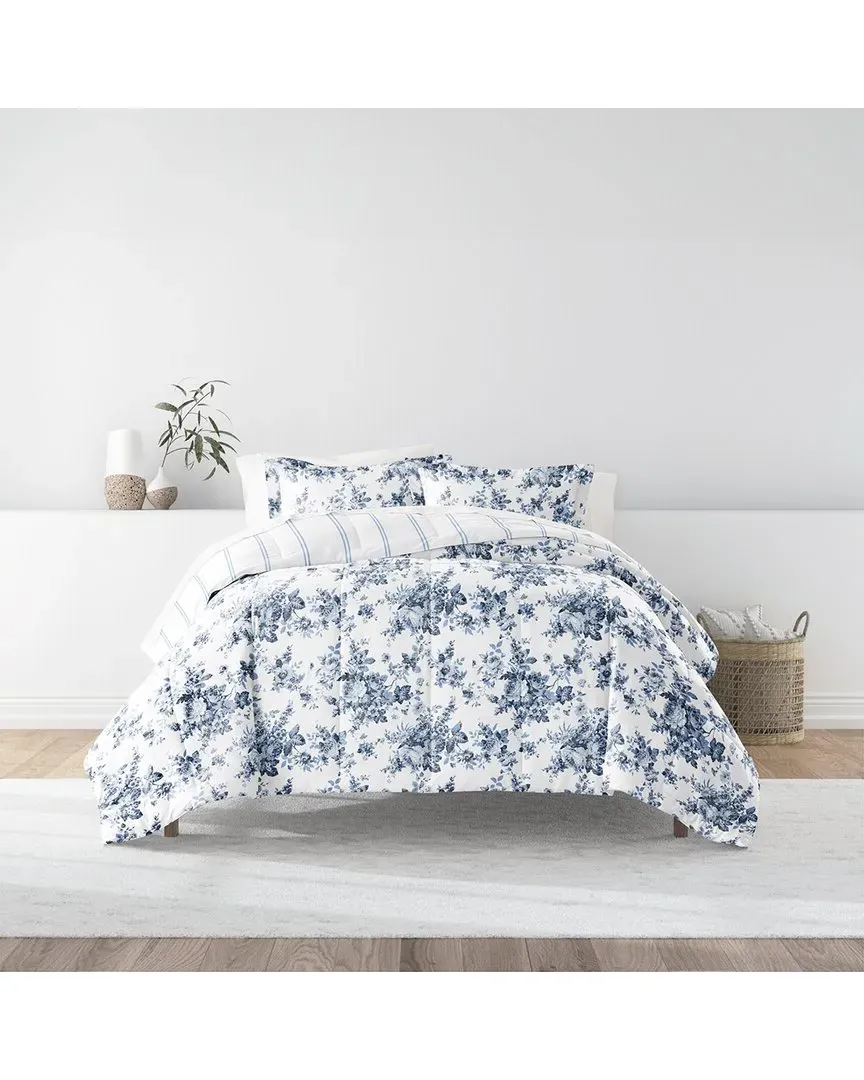 Comforter & Sheet Set - Grey, Microfiber