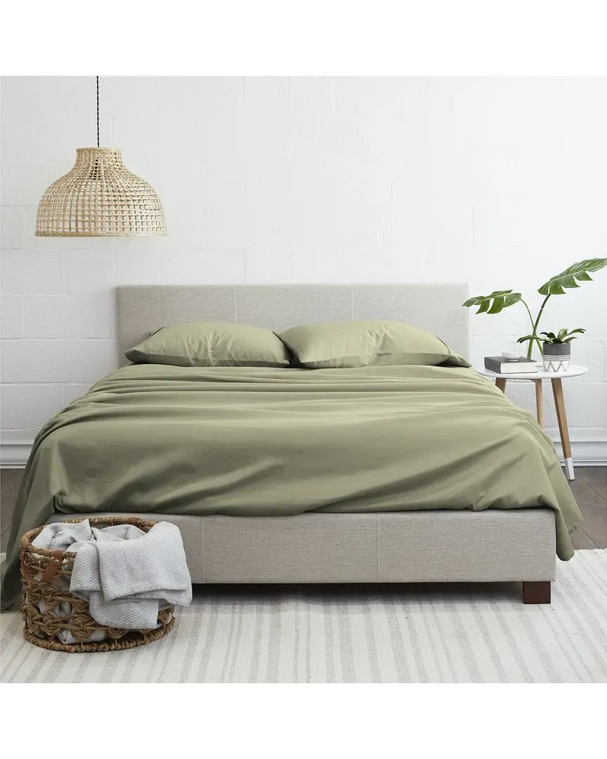 ienjoy Home 4-Piece Bed Sheet Set - Sage, Microfiber