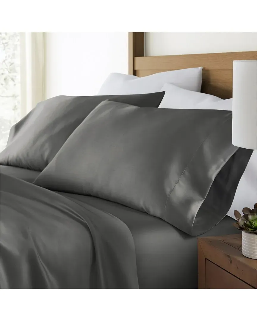 Set of 2 Bamboo Pillowcases - Grey