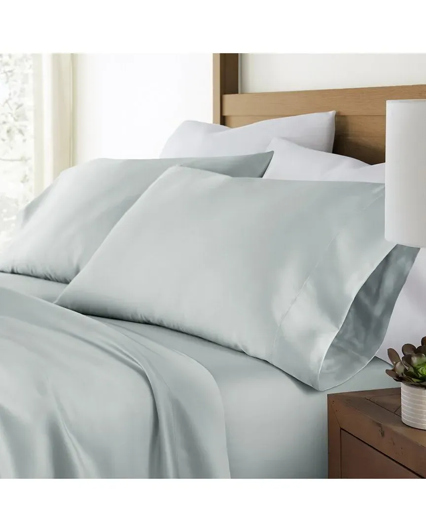 Set of 2 Bamboo Pillowcases - Light Blue