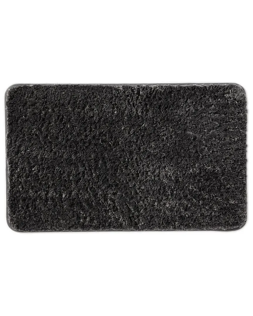 Shaggy Bath Mat with Anti-Skid Backing - Grey, Microfiber image