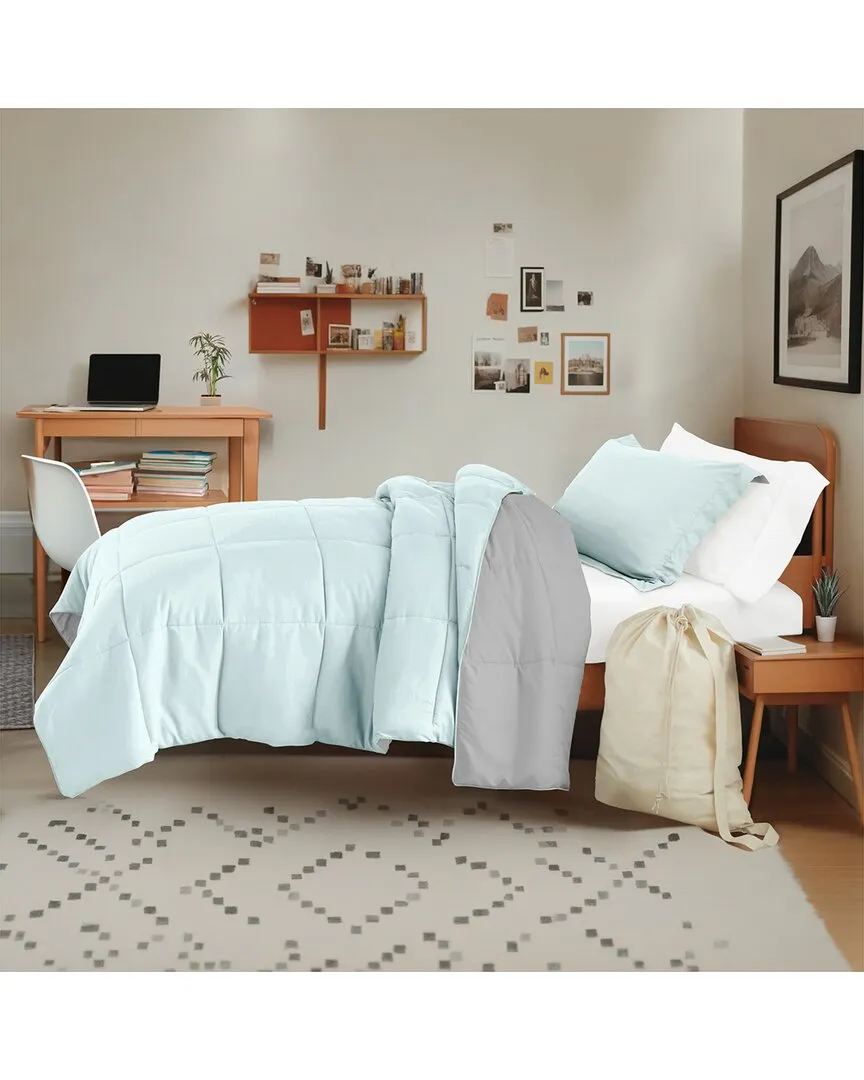 Twin XL Bedding Bundle - Blue, Microfiber