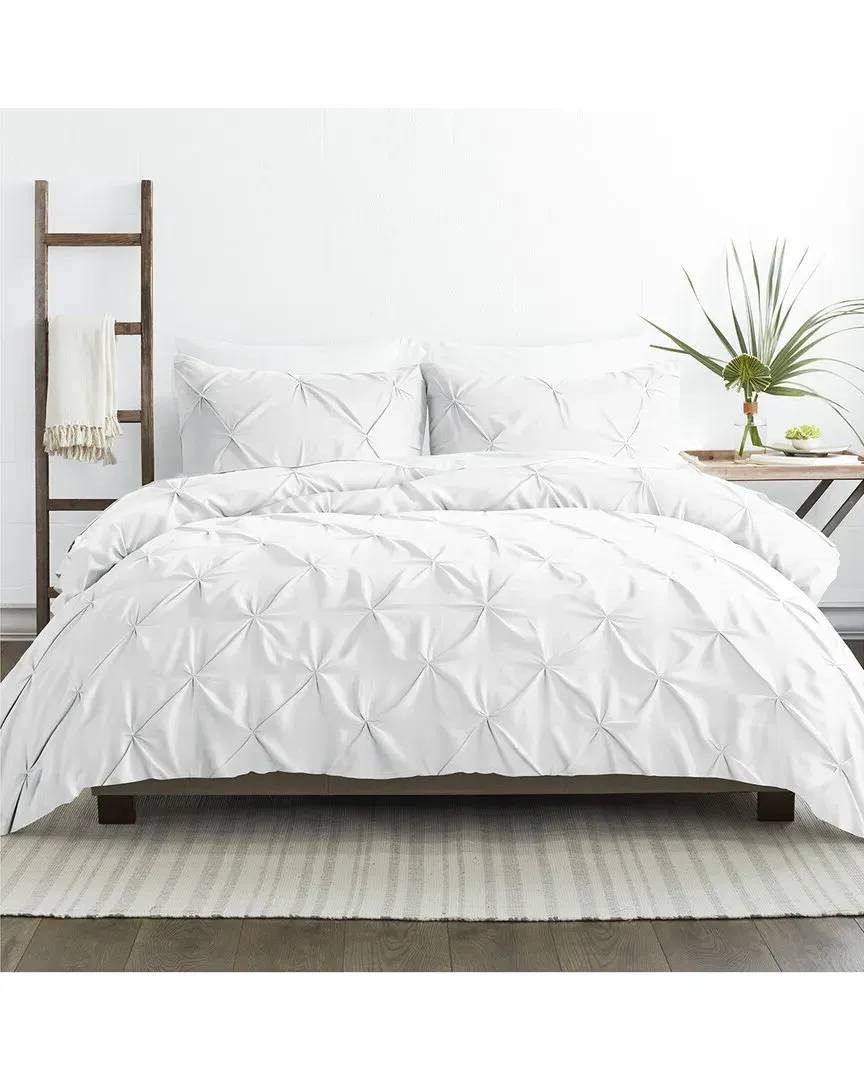 Ultra Soft 3Pc Pinch Pleat Duvet Set - Microfiber