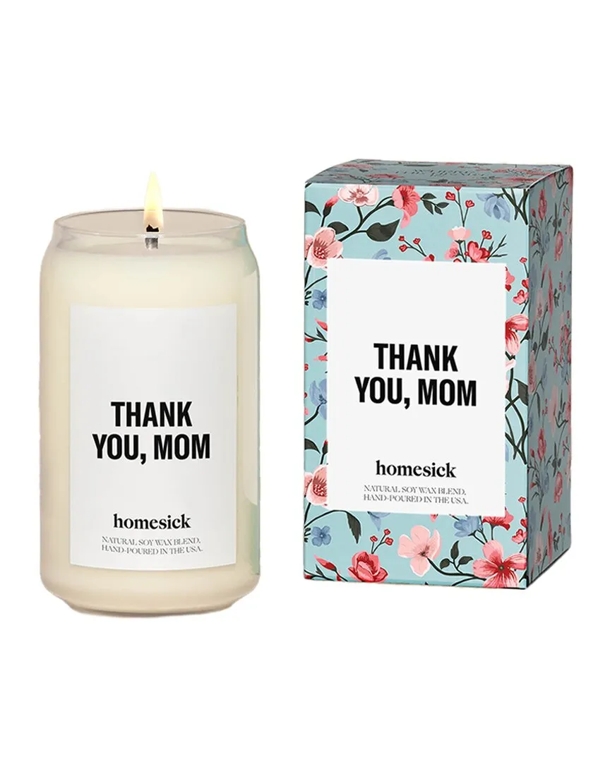 Thank You Mom Scented Candle - White image