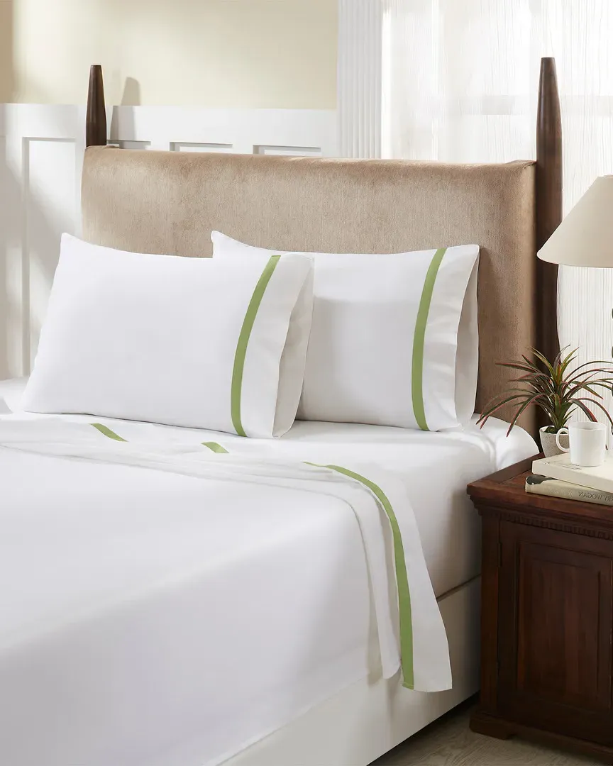 500 Thread Count Tonal Sateen 4pc Sheet Set - Celadon image