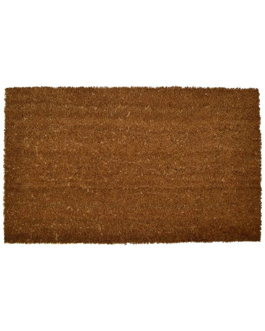 15MM Plain Doormat - Brown, Coir