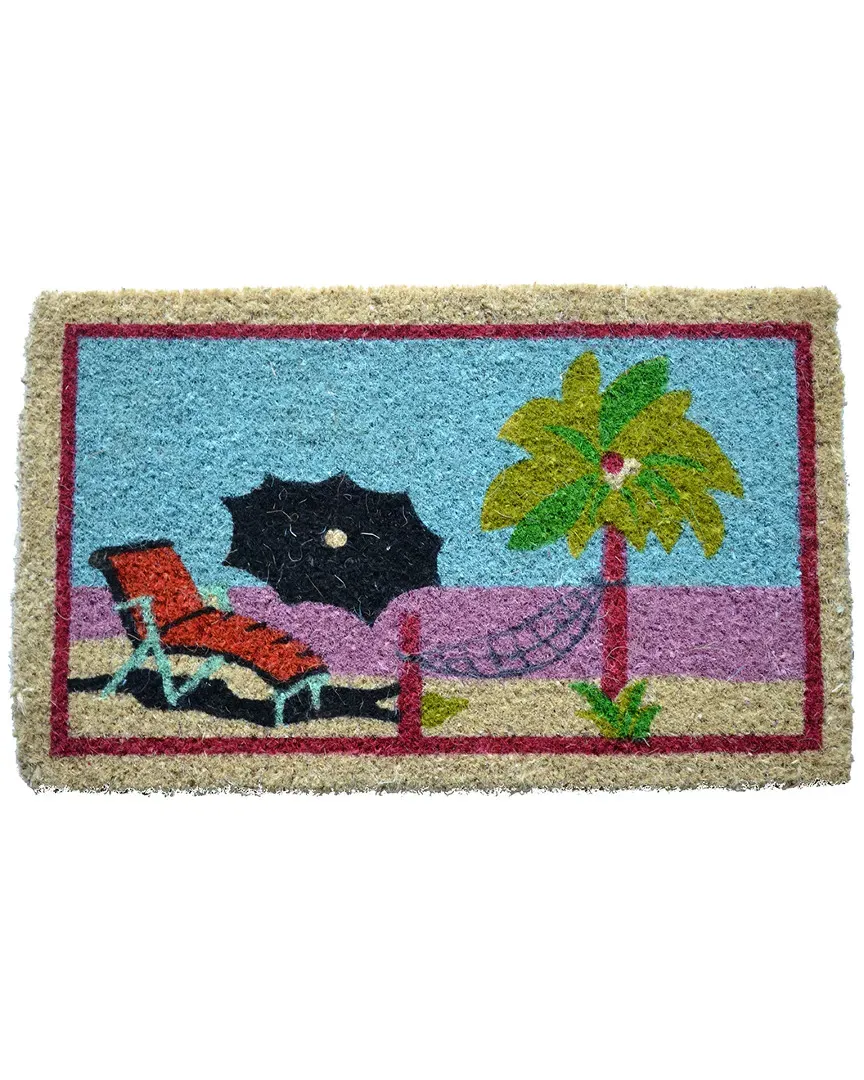 Beach Doormat - Multicolor, Coir