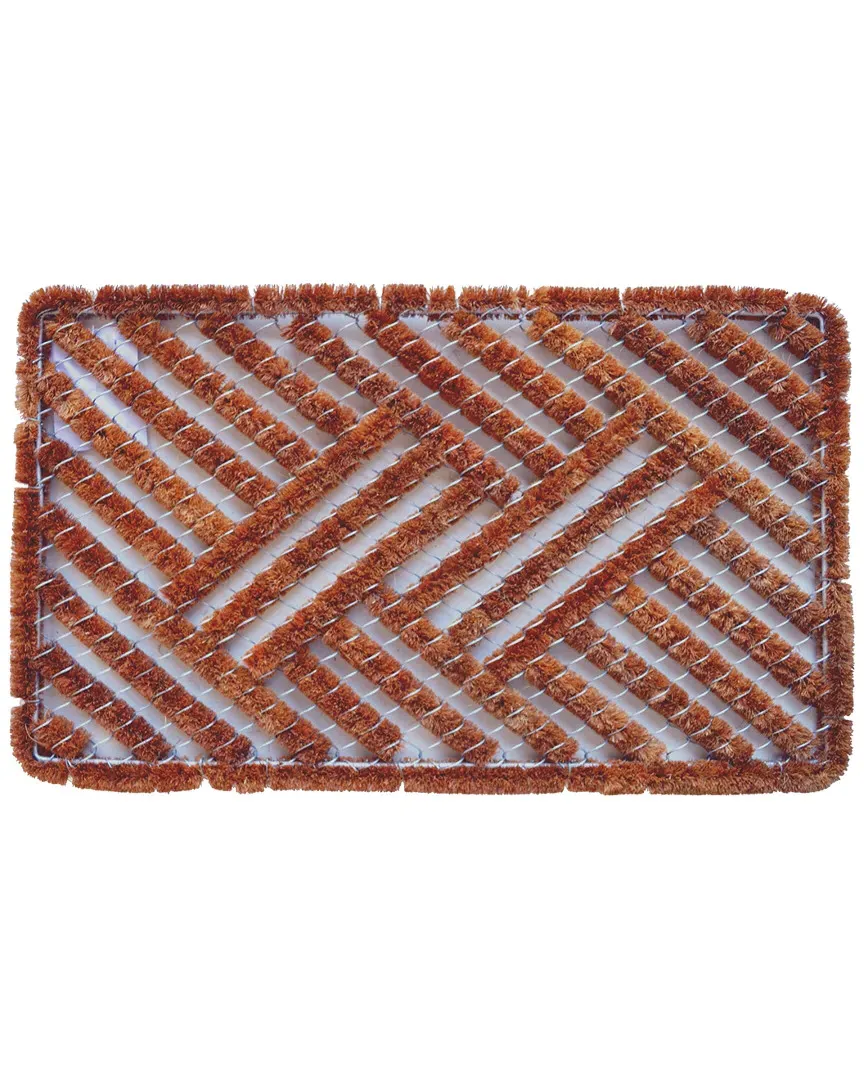 Crosshatch Doormat - Brown, Coir image