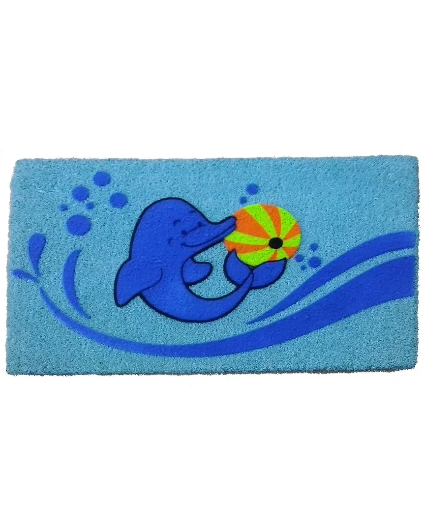 Dolphin Coir Doormat - Multicolor image