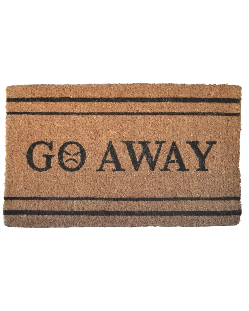 Go Away Doormat - Brown image