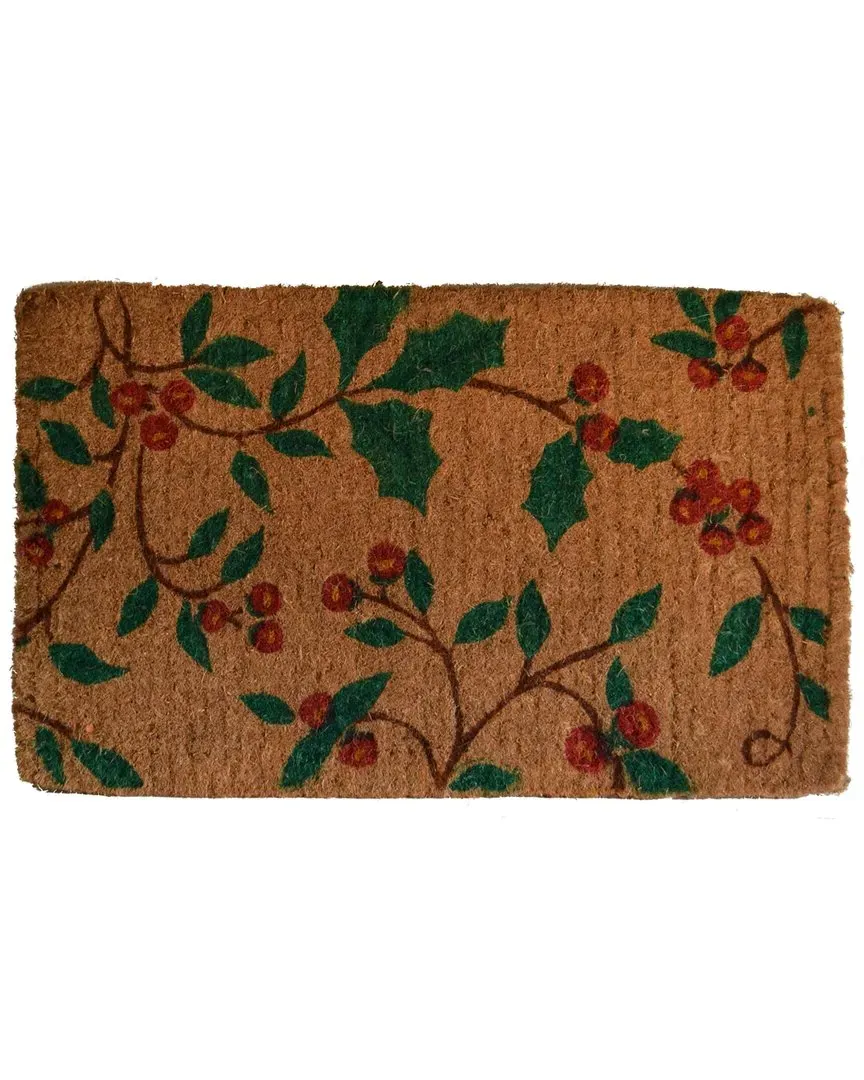 Holly Princes Hand-Made Doormat - Brown image