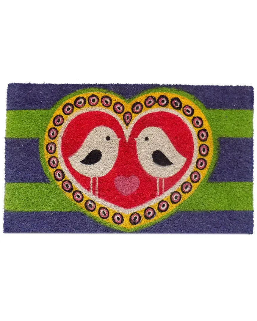 Love Birds Doormat - Multicolor, Coir image