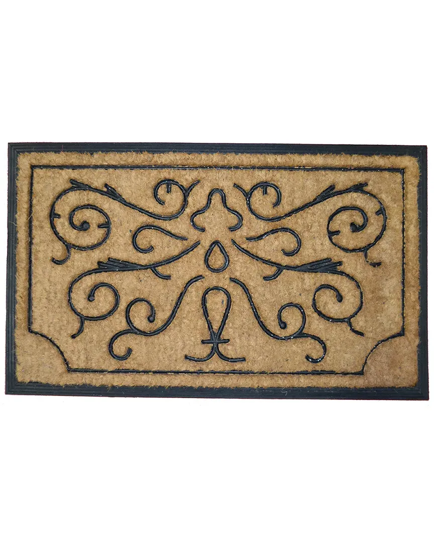 Swirls and Twirls Doormat - Brown image