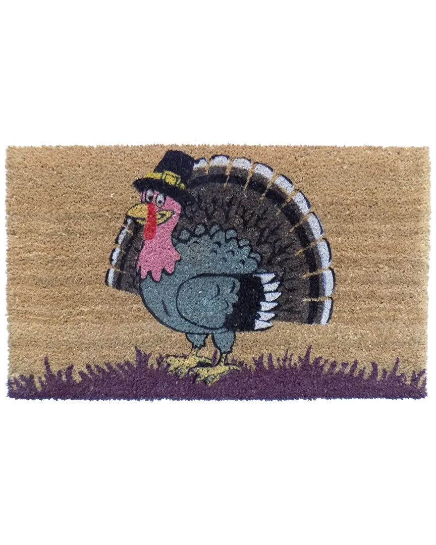 Thanksgiving Turkey Doormat - Multicolor, Coir image
