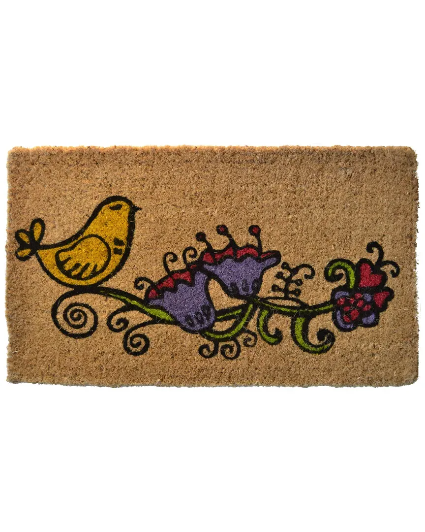 Twitter Doormat - Brown, Coir image