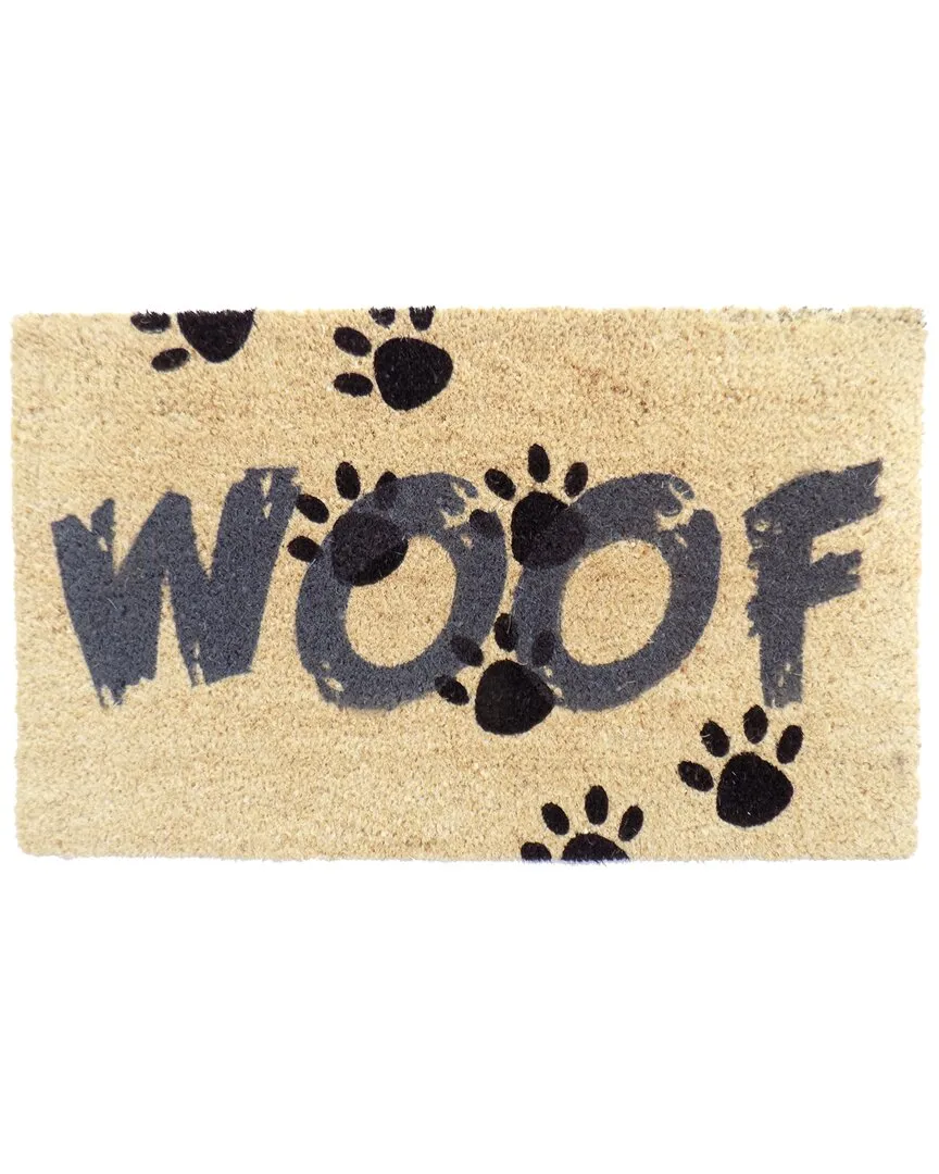 Woof Doormat - Brown image