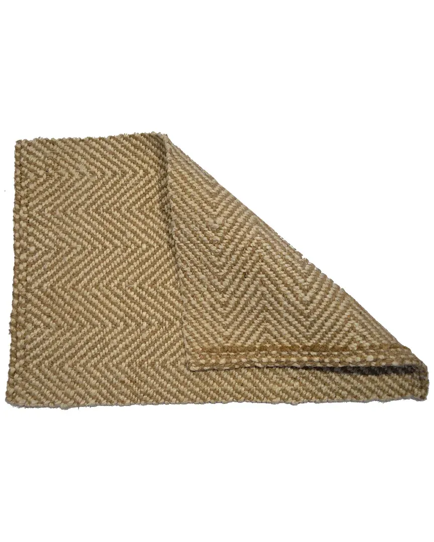 Zigzag Doormat - Brown, Jute