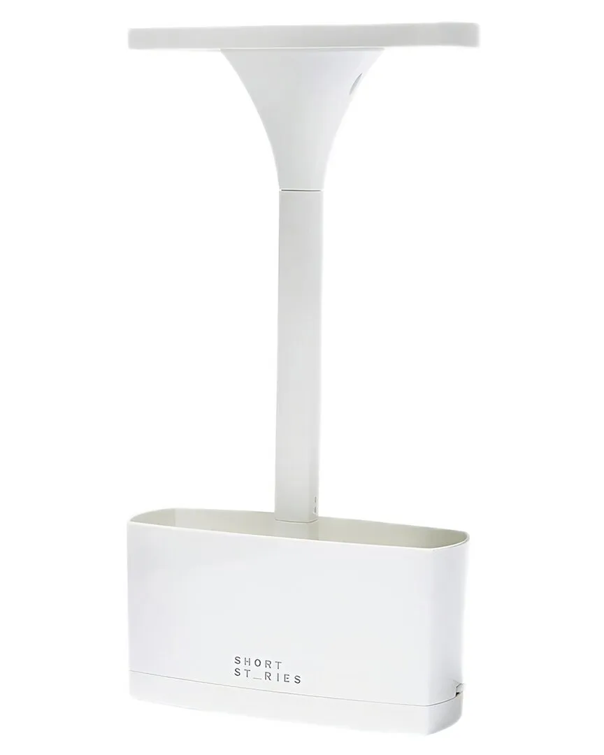 Short Stories LED Planter - White, Plastic image