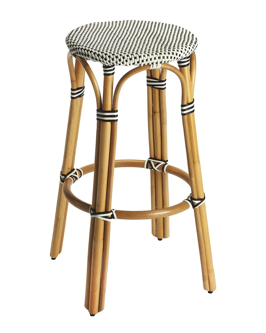Designer's Edge Bar Stool - Black, Rattan image