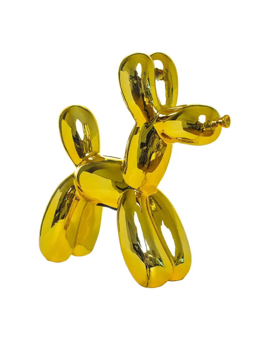 Balloon Dog Bank - Yellow, Ceramic image