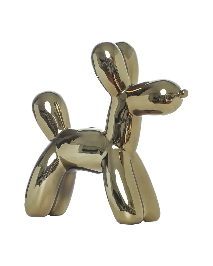 Plus Balloon Dog Bank - Bronze, Ceramic image