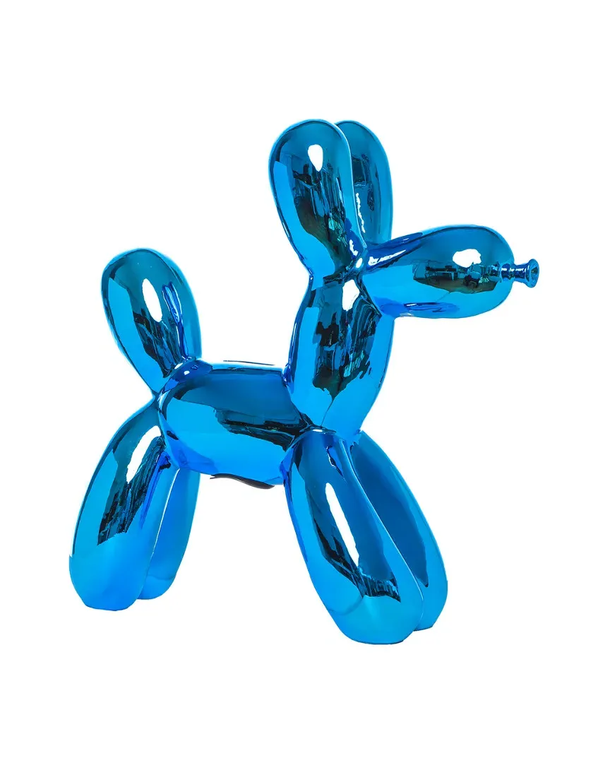 Plus Royal Balloon Dog Bank - Blue, Ceramic