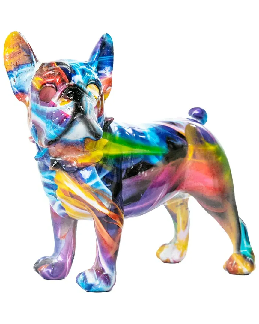 Plus Smoke Art Bulldog Ears Up - Multi, Resin image