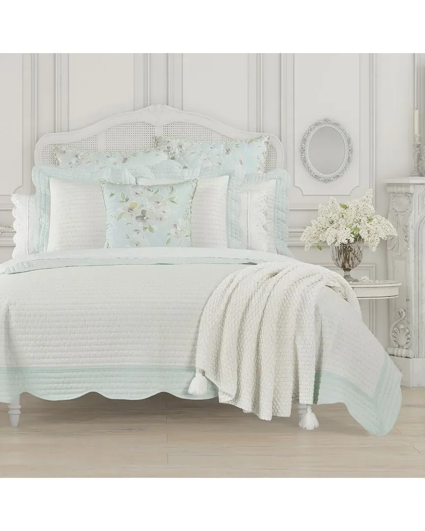 Amherst Quilt - Duck Egg, Cotton image