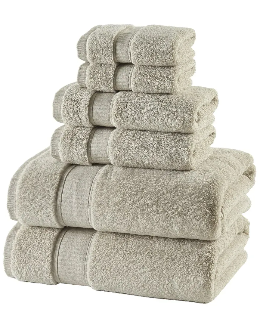 Belmore 6-Piece Towel Set - Beige, Cotton