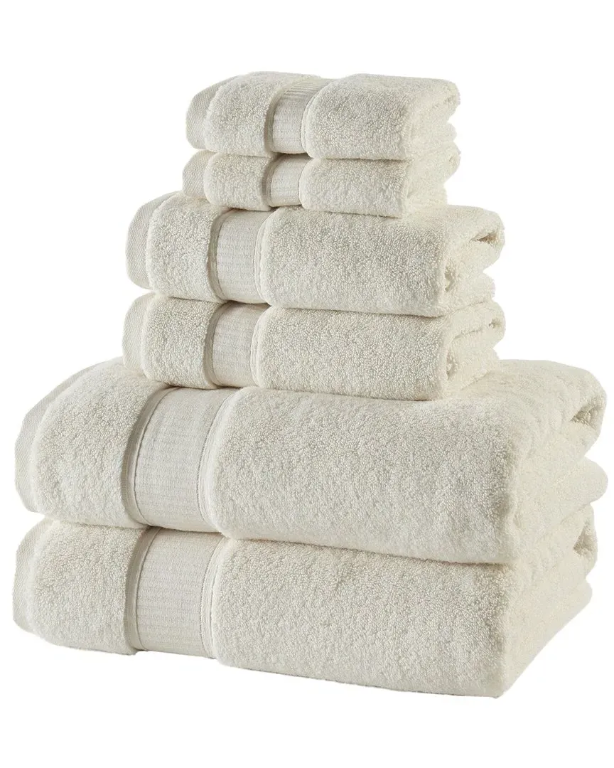 Belmore 6-Piece Towel Set - Ivory, Cotton