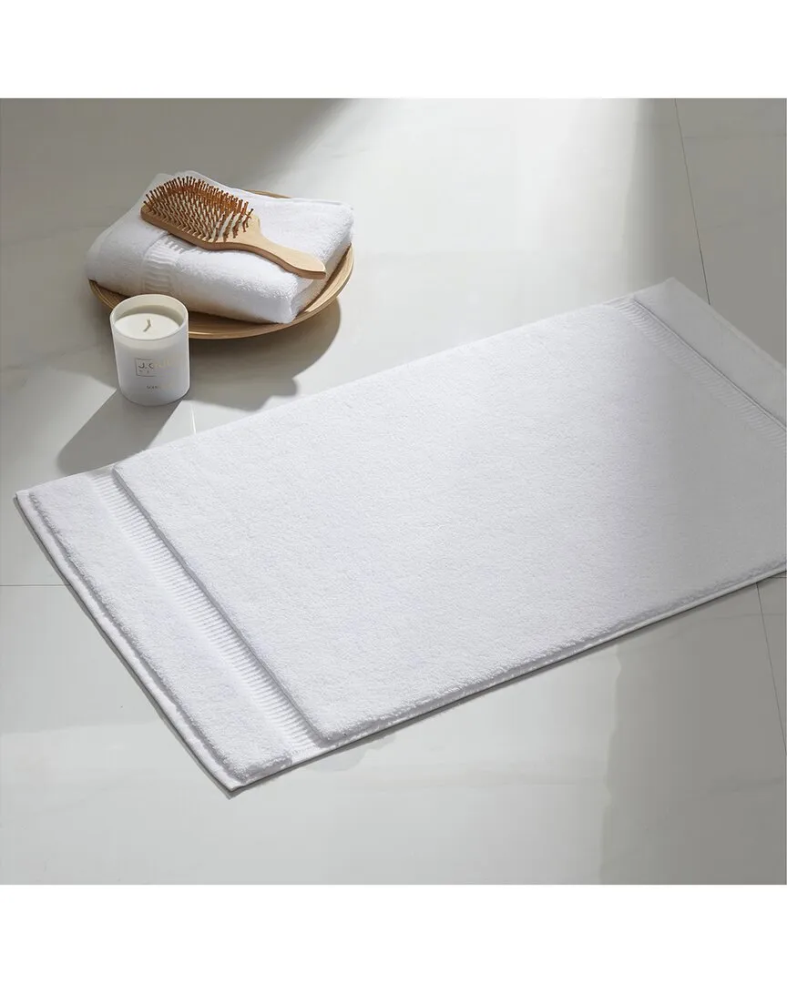 Belmore Bath Mat - White, Cotton
