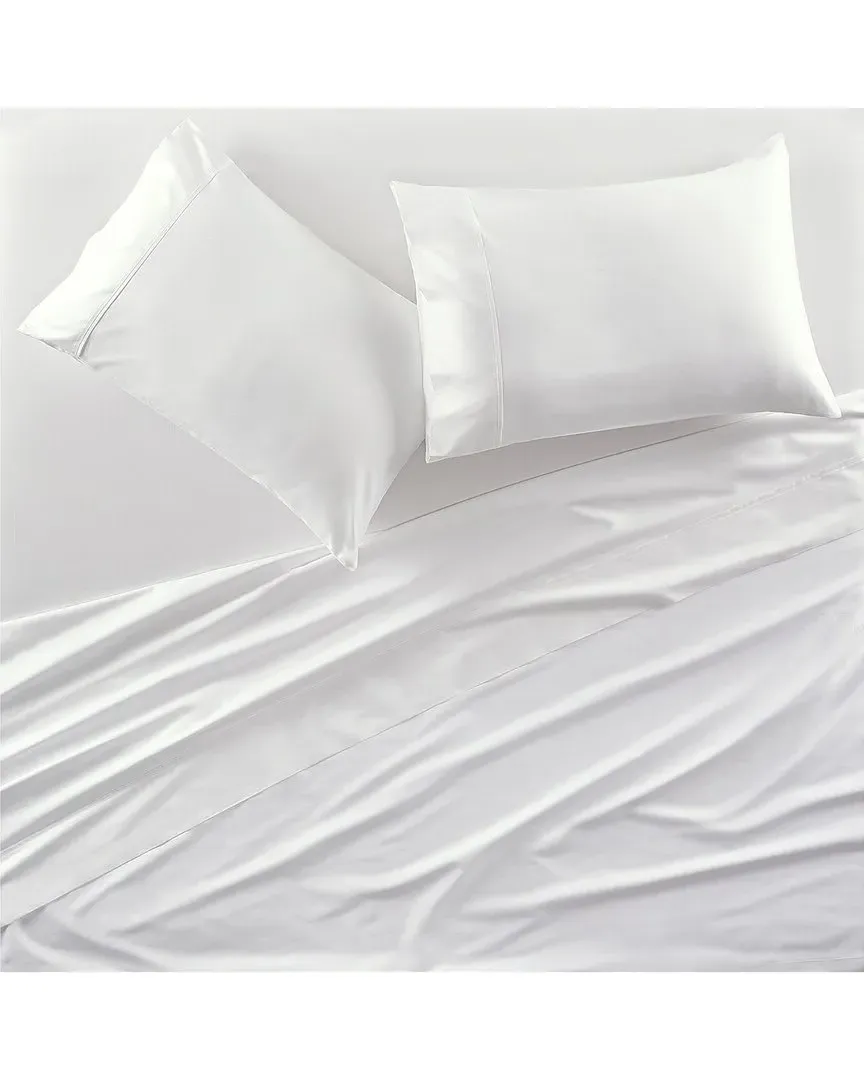 Premier Sateen King 4pc Sheet Set - White, Cotton