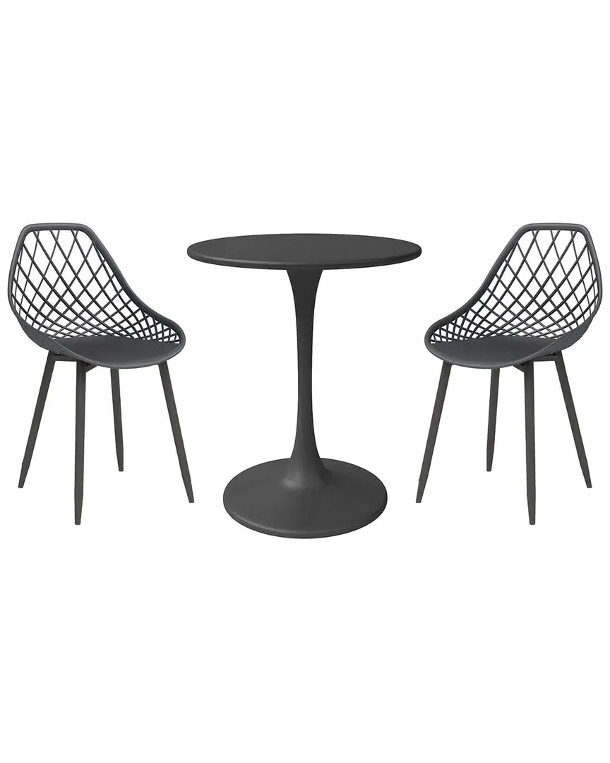 Kurv 3-Piece Bistro Set - Black image