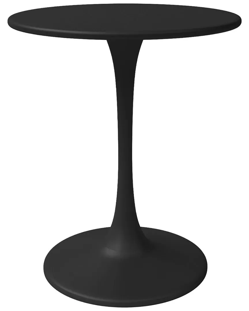 Kurv Round Bistro Table - Black, Steel
