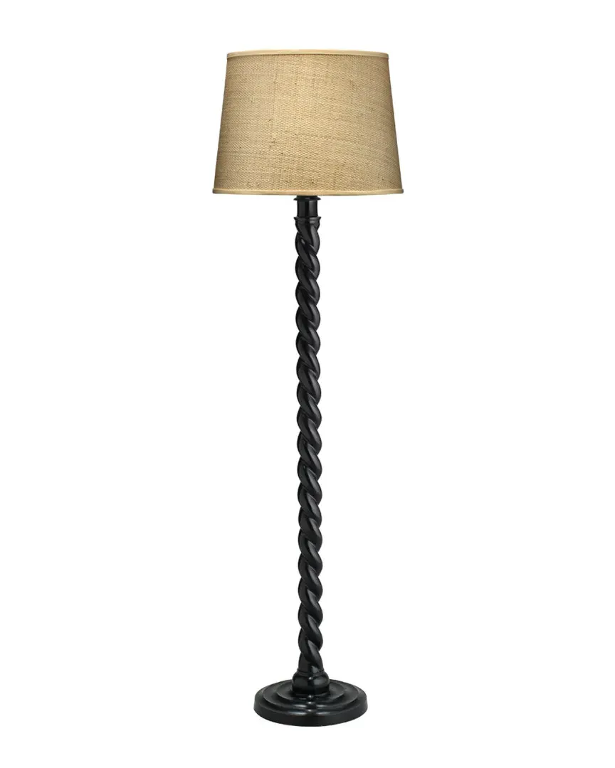 Barley Twist Floor Lamp - Black image