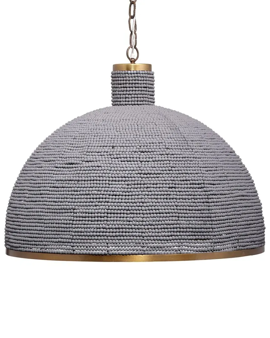 Big Sur Beaded Chandelier - Slate Blue, Wood image