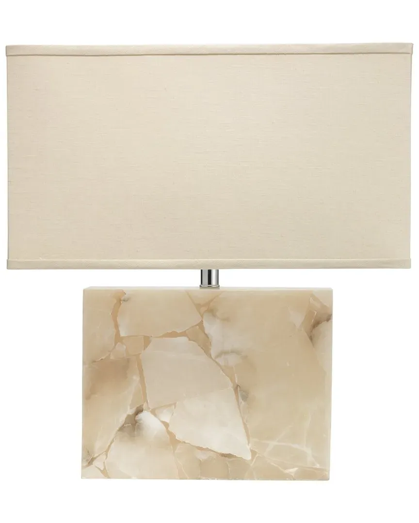 Borealis 24in Table Lamp - White, Alabaster image