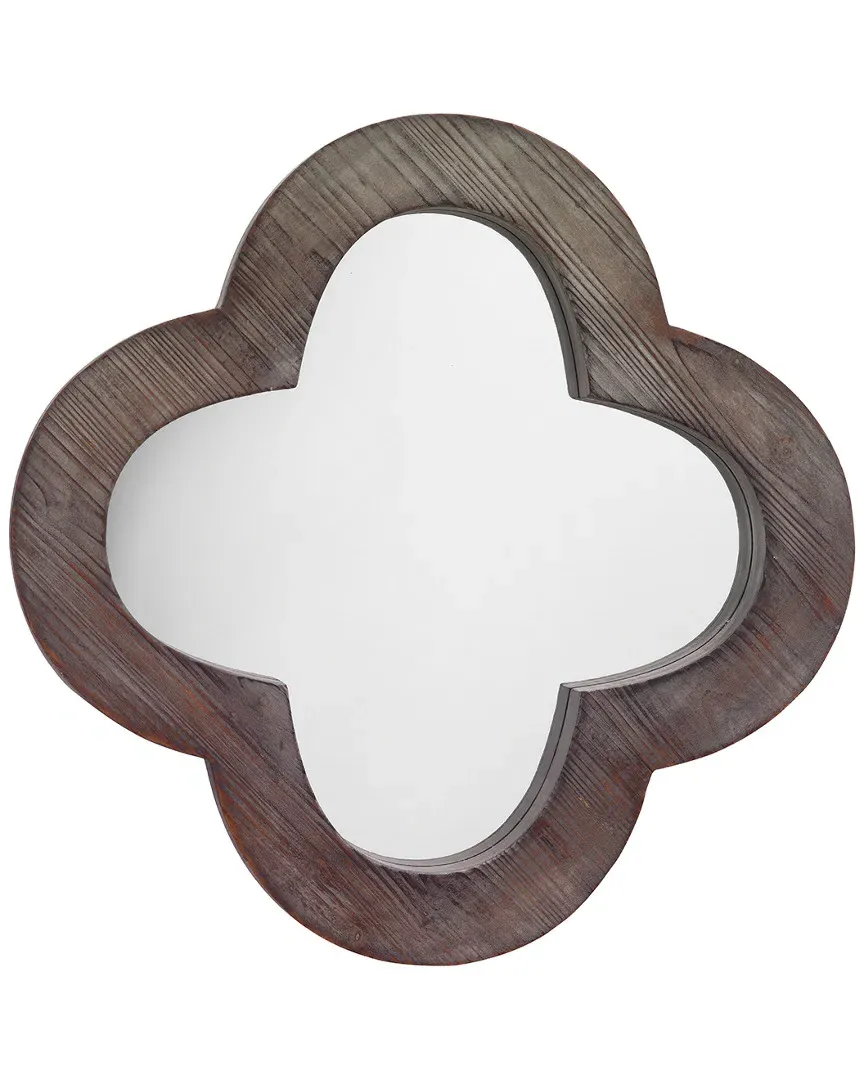 Clover Mirror - Wood image