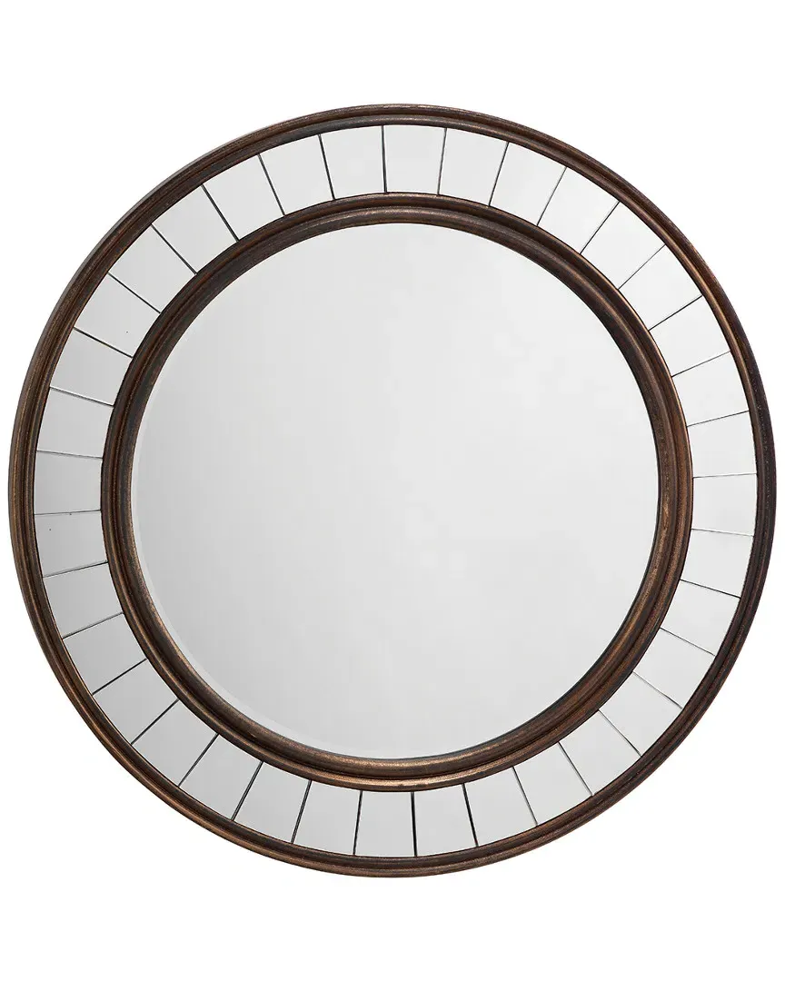 Coltrane Mirror - Antique Bronze Wood image