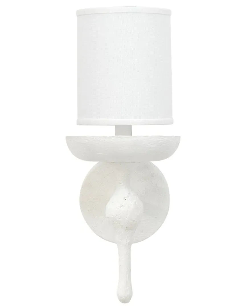 Concord Wall Sconce - White Plaster