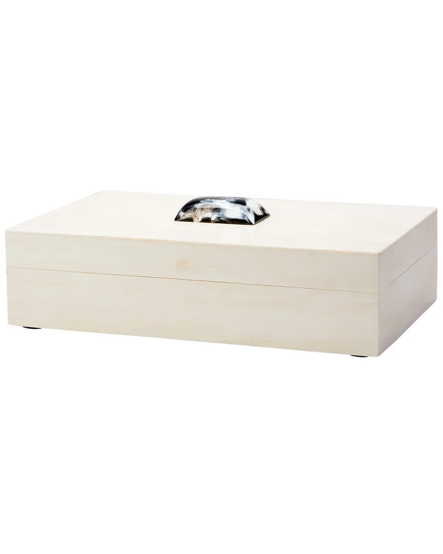 Constantine Large Rectangle Box - Cream, Resin image