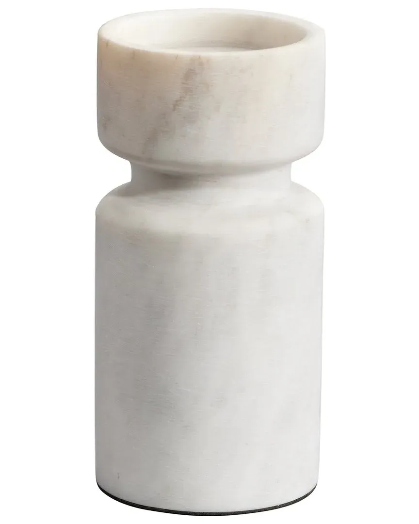 Daphne Marble Candleholder - White image