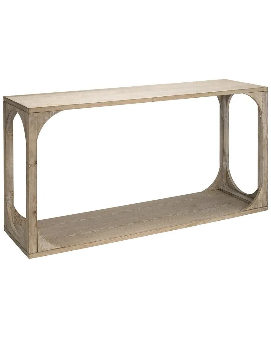 Everett Openwork Console Table - Gray image