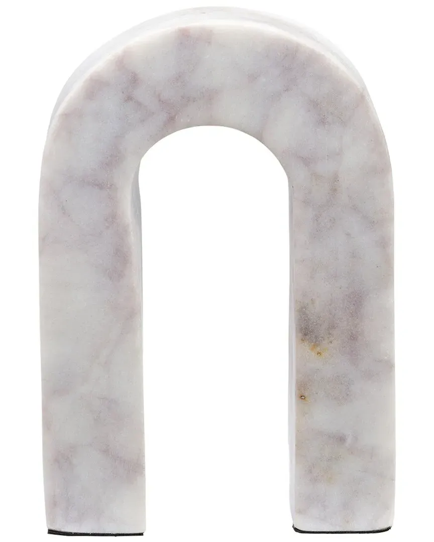 Flux Decorative Object - White, Marble image
