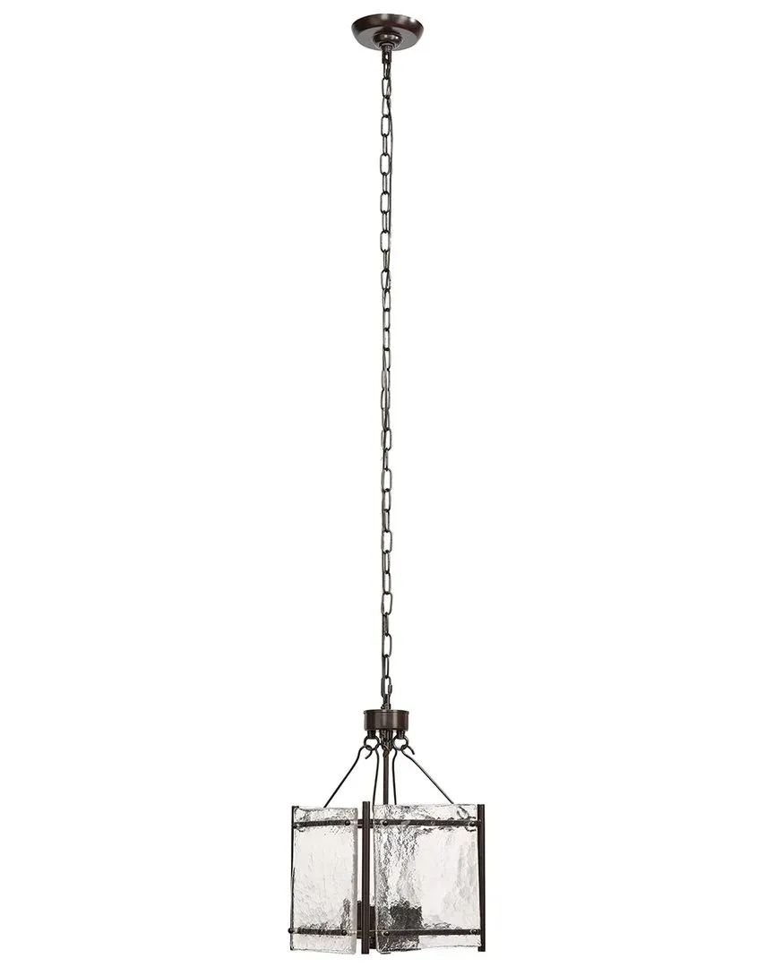 Glenn Small Square Chandelier - Gold, Glass