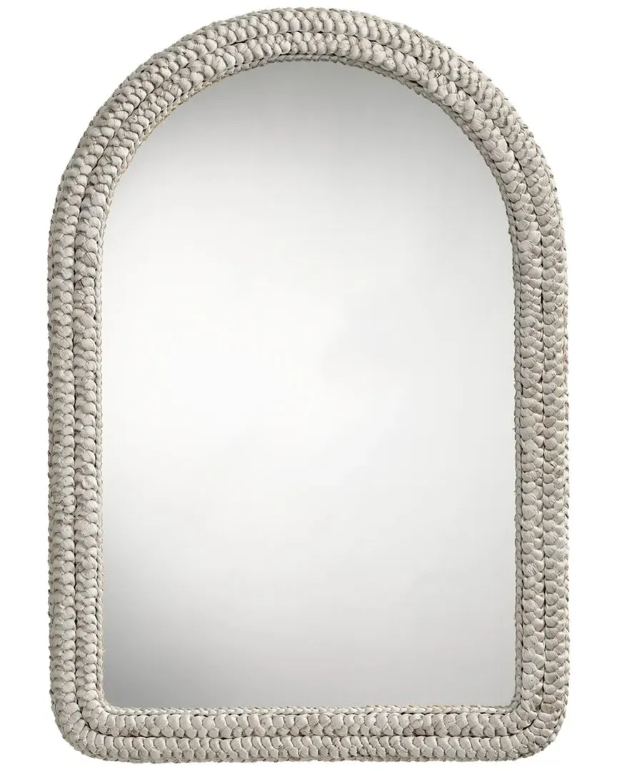 Grain Woven Corngrass Wall Mirror - Natural image