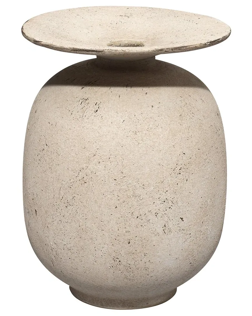 Highland Decorative Vase - Cream, Ceramic image