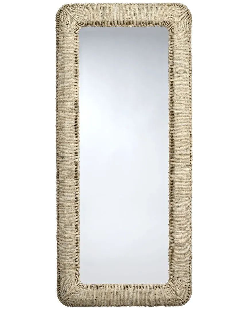 Hollis Rectangle Floor Mirror - Natural, Rope image