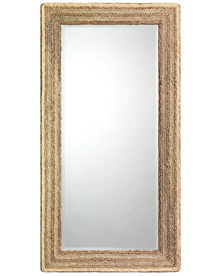 Jamie Young Co. Rectangle Mirror - Brown, Seagrass image