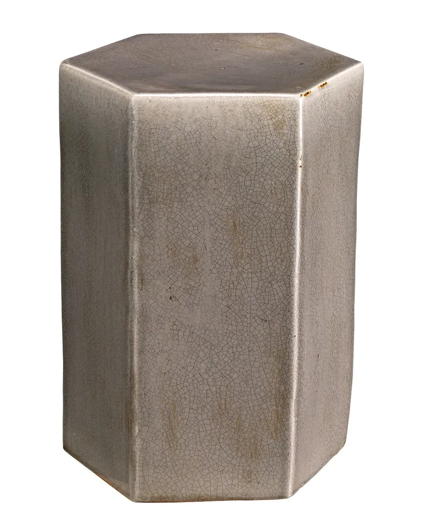 Large Porto Side Table - Grey, Ceramic image